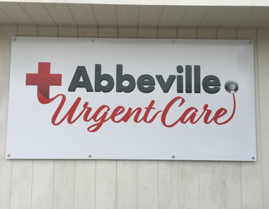 Abbeville Urgent Care Sign 